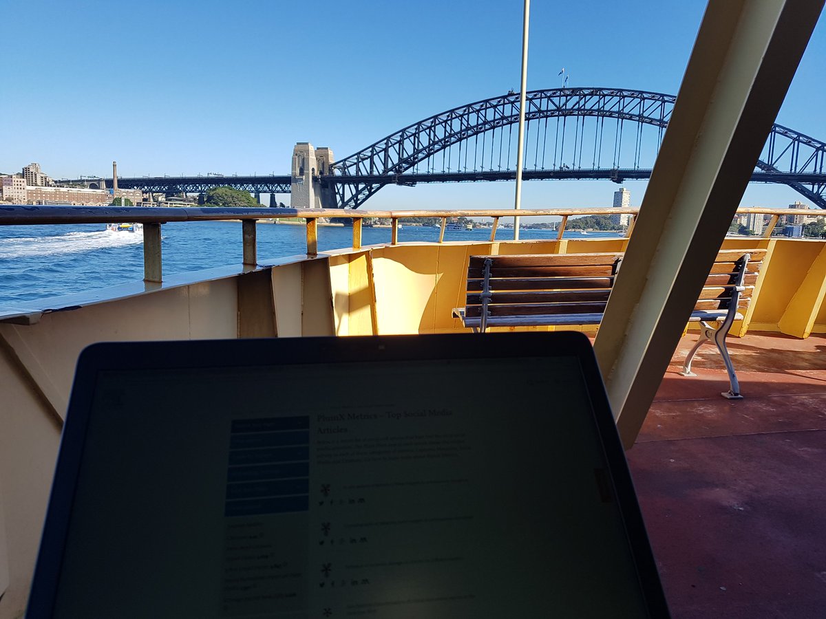 Daly_Planet's tweet photo. I do like this 'office' I get to work in on the way to @Sydney_Uni #manlyferry #sydney #dreamcommute https://t.co/jI991kHq5V