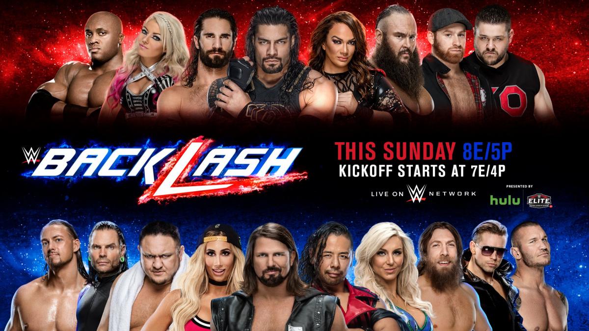 KCA_S2018's tweet photo. anglesumi5078@#WWEBacklash Live Stream
SUNDAY, MAY 6 | 8 PMET/5 PMPT
RUDENTIAL CENTER 
NEWARK, NJ
Watch Live:https://t.co/UNFg2QDNGL
Roman Reigns vs. Samoa Joe
Seth Rollins https://t.co/BKGxLbDoVU