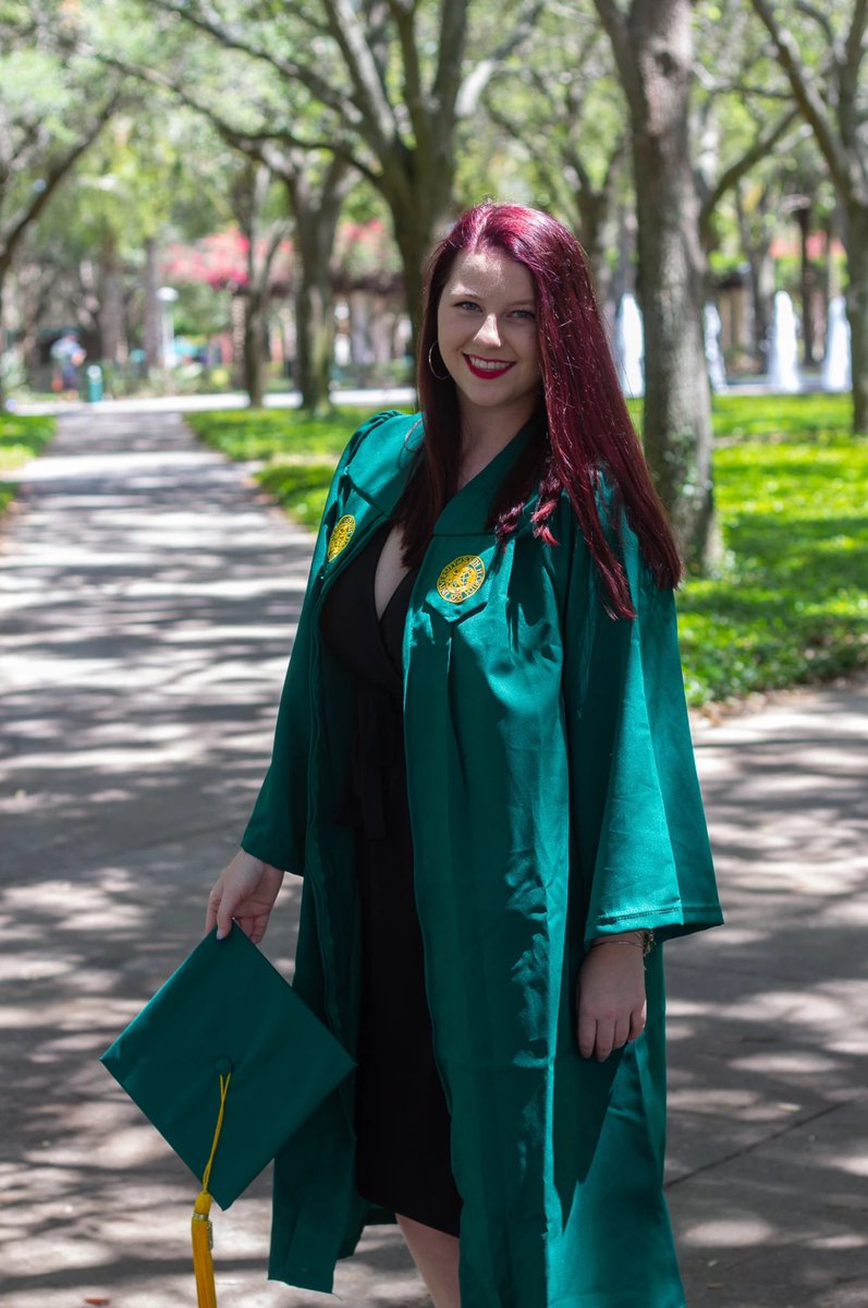 samrahan's tweet photo. college degree โ๏ธ time for my next adventure๐ค๐ป๐ค๐ป๐ค๐ป #gobulls #universityofsouthflorida #USF #donewiththatBS https://t.co/MlBZeWrwJl