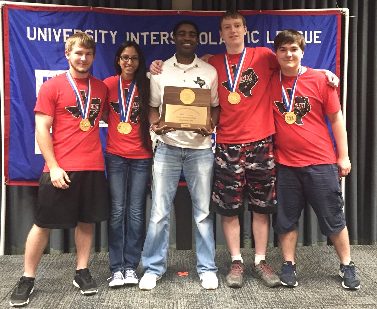 We earned 3 State Championships! Computer Applications (Back to Back),Computer Science individual, &amp; Computer Science Team. So proud! #CTEAM