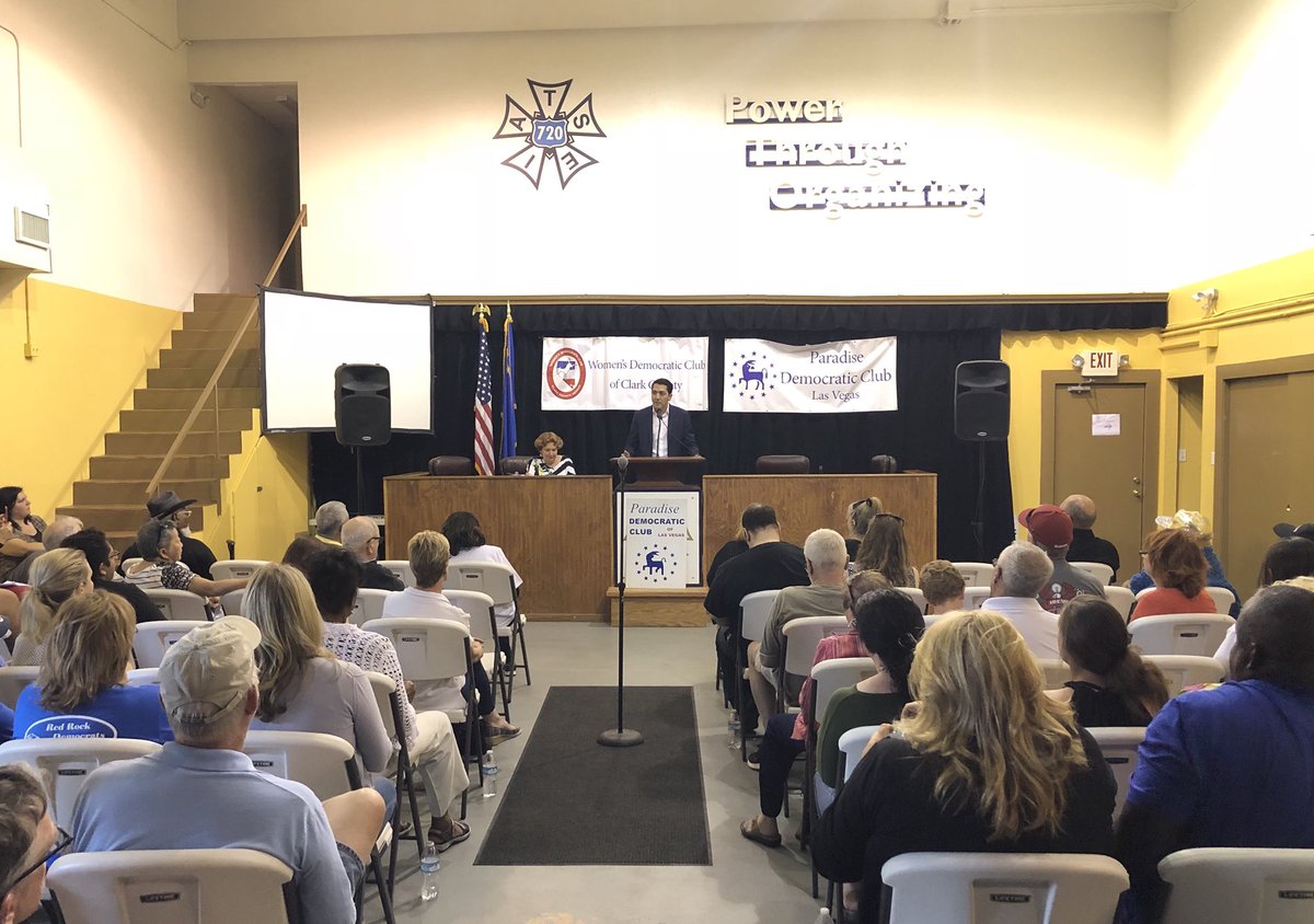 NelsonAraujoNV's tweet image. What a great evening with the Women’s Democratic Club of Clark County! Thanks for having me tonight along with our other great candidates up and down the ticket! And thanks @iatselocal720 for hosting!