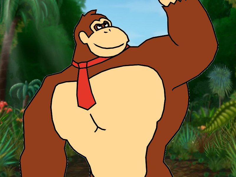 images Buff Fan Art Donkey Kong buff fan work of donkey kong mordecai