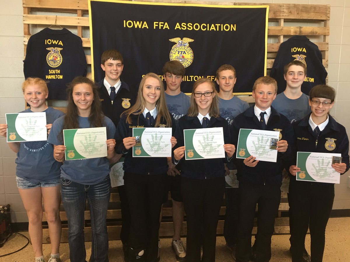 NessAgEd's tweet photo. @shamiltonffa Greenhand Degree Recipients! https://t.co/3sJ7DHVuqe