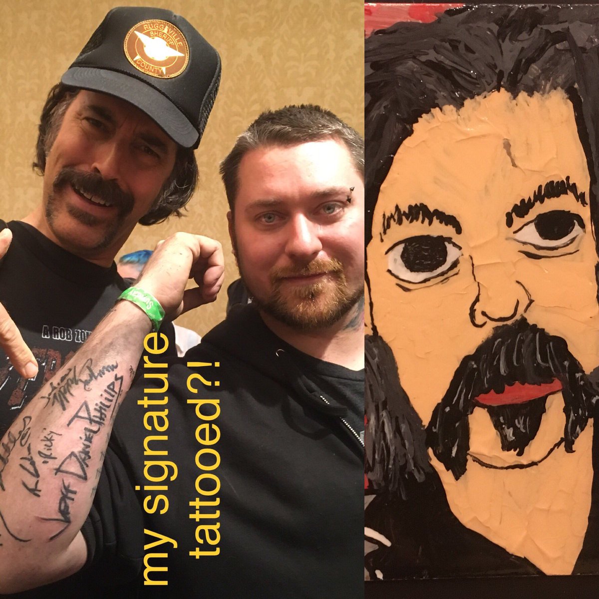 JeffDanPhillips's tweet photo. Thanx for all the love , fanart & #tattoosignatures @crypticon ! Until we meet again #seattlesbest #horrorfans
#robzombiefans https://t.co/DBHzLpsQXT
