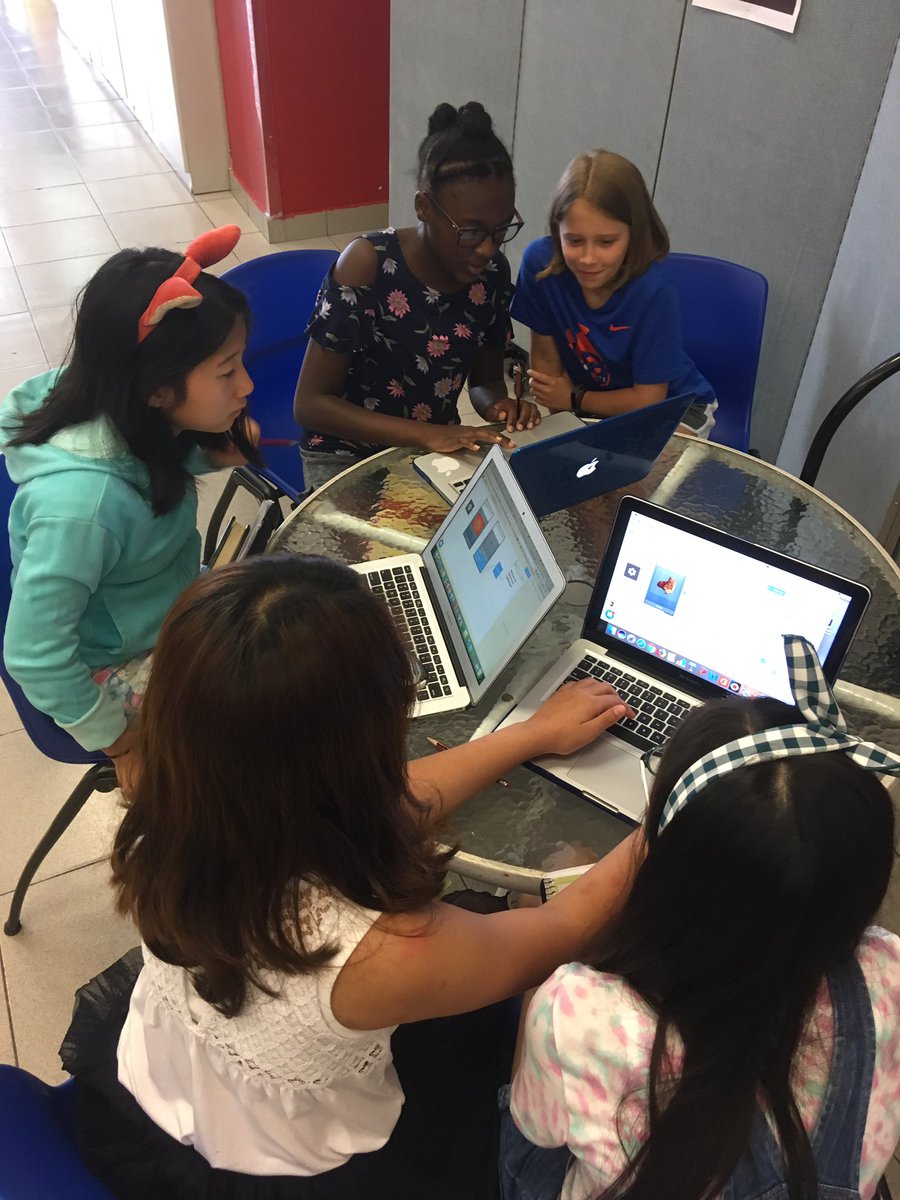 keteaches's tweet photo. #grade5 at #aisgz is learning about creating and enhancing their #pypx share out with @TanyaLeClair https://t.co/5SKh0Y8vHY