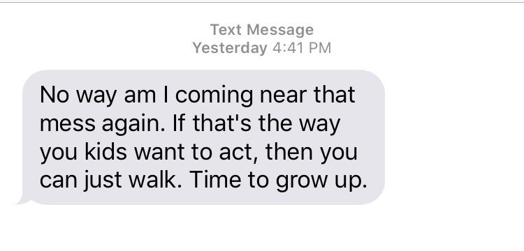 brishockman's tweet photo. Donโt know what happened yesterday for my Uber to text me this but I am so sorry Brad. #tooshfest https://t.co/yiWF3A4dXr