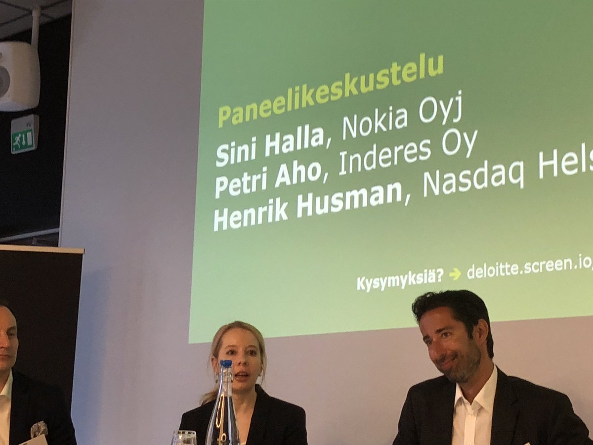 DeloitteFinland's tweet photo. #DeloitteEvents Nokia on XBRL-raportoinnin edelläkävijä Suomessa: Nokia merkitsee joka ikisen tilinpäätöksen luvun omalla XBRL-tägillä ja yrityksen vuoden 2017 tilinpäätöksessä tämä tarkoitti noin 1 770 numeron tägäämistä. @nokia #IFRS #XBRL #raportointi https://t.co/EfofQS0pOA