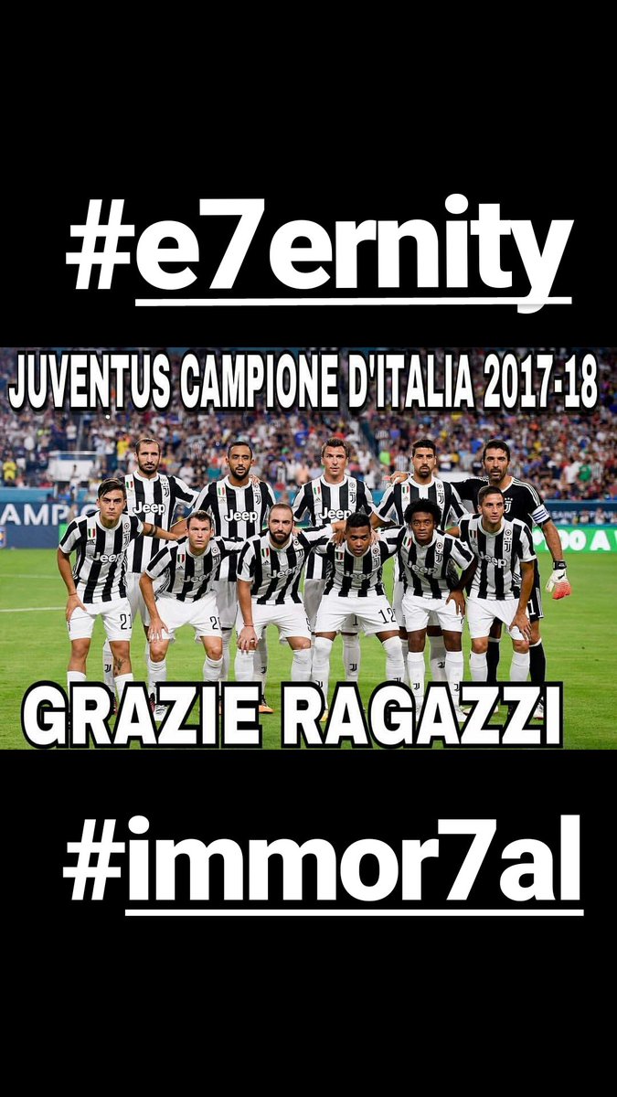 DimitriCarmine's tweet photo. #buongiorno Family Bianconera sono 7 anni di fegati spappolati 😂 😂 😂  e noi godiamo a vederli impazzire #FinoAllaFine #E7ernity https://t.co/y8uSOMuzFB