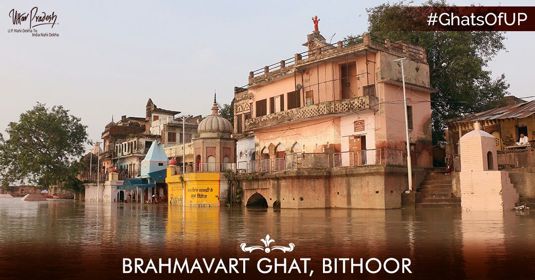 uptourismgov's tweet photo. Brahmavart Ghat in #Bithoor is one of the holiest ghat situated on the banks of river Ganga. It is believed that Lord Brahma descended here for the creation of mankind. #GhatsofUP https://t.co/uIDVOORn7F