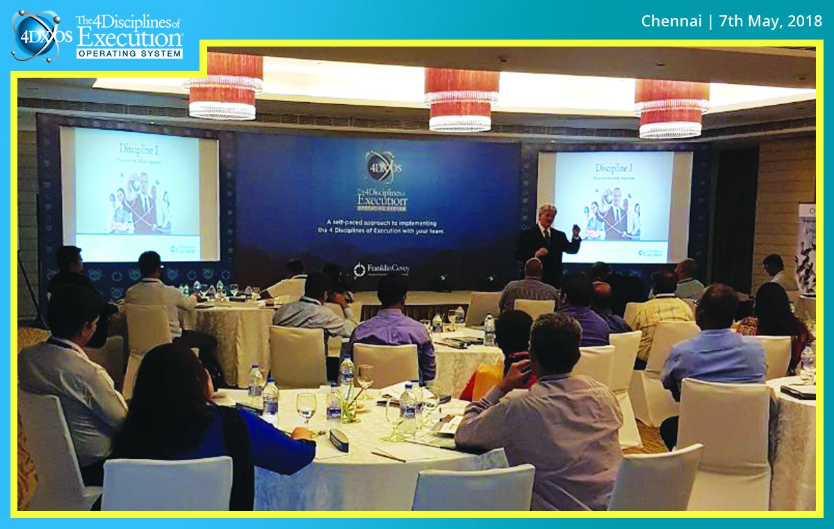 FranklinCovey_I's tweet photo. Many Senior Leaders attending the #4DXOS launch program in #Chennai today being delivered by #JimHuling.

#The4DisiplinesOfExecution #OperatingSystem #FranklinCovey #FranklinCoveyIndia https://t.co/e5gPbq3dET