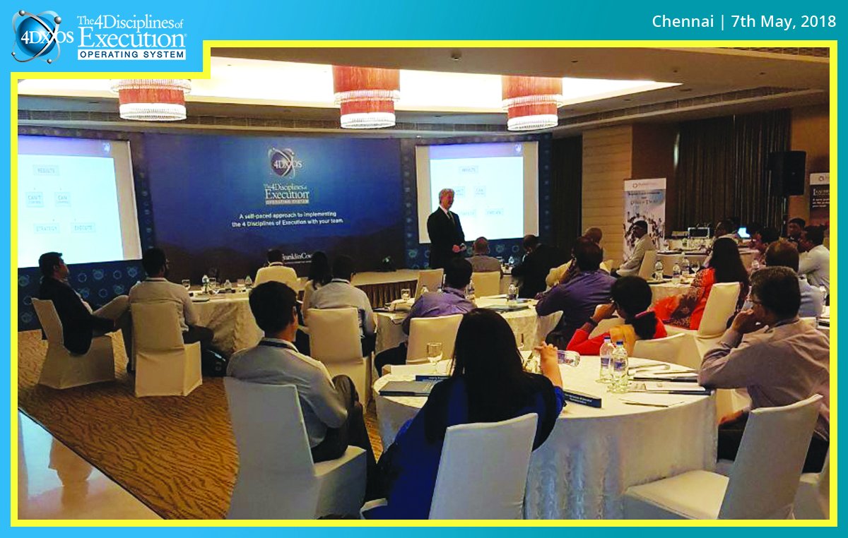 FranklinCovey_I's tweet photo. Many Senior Leaders attending the #4DXOS launch program in #Chennai today being delivered by #JimHuling.

#The4DisiplinesOfExecution #OperatingSystem #FranklinCovey #FranklinCoveyIndia https://t.co/e5gPbq3dET
