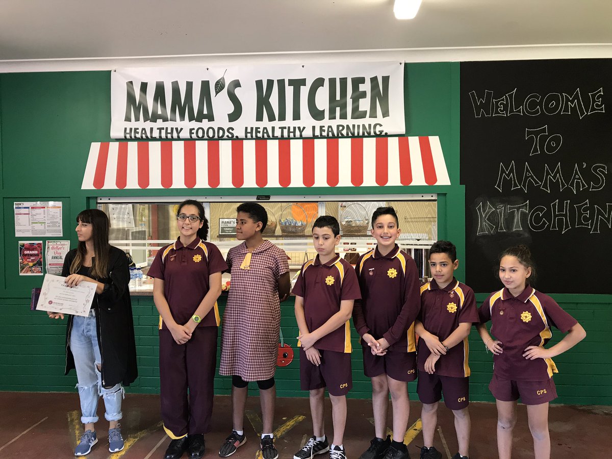 HelenMorgani's tweet photo. Former @ChulloraPS student & VC, now artist paints our canteen in a #P&C funded initiative #proud #OurStudentsAreStars #colour @dketas https://t.co/nC2GgsIvfu