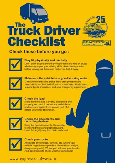 Safe Driving Checklist 1275x1650