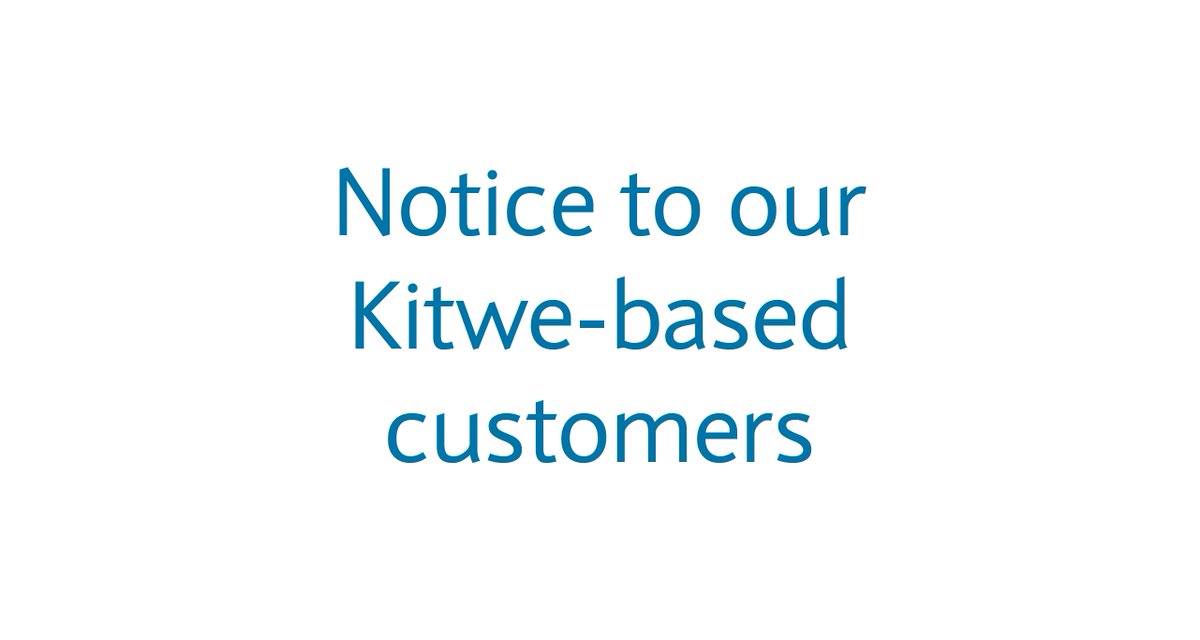 Kindly be advised that we experienced a fire at our Kitwe City Square Branch yesterday which has resulted in the branch being closed. Customers are advised to visit the Mukuba Mall Branch for all their banking needs. We apologise for the inconvenience.