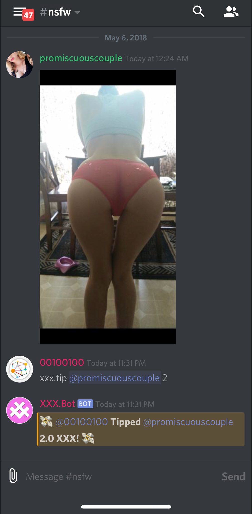AdultChain (XXX) auf Twitter: â€žOur discord just got ðŸ’¯ times more lit with  this tip bot, especially in the #nsfw channel. Join now and start tipping  our platform performers today https://t.co/hpQXtIOUbn $xxx $
