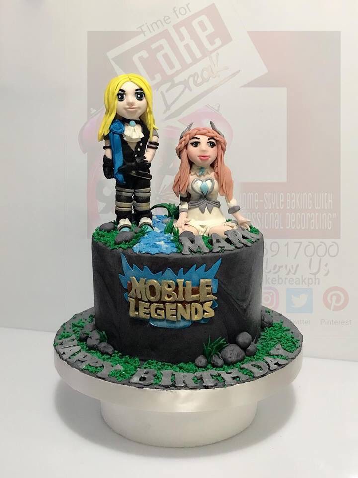  Cake  Break on Twitter Mark s Mobile  Legends  theme cake  