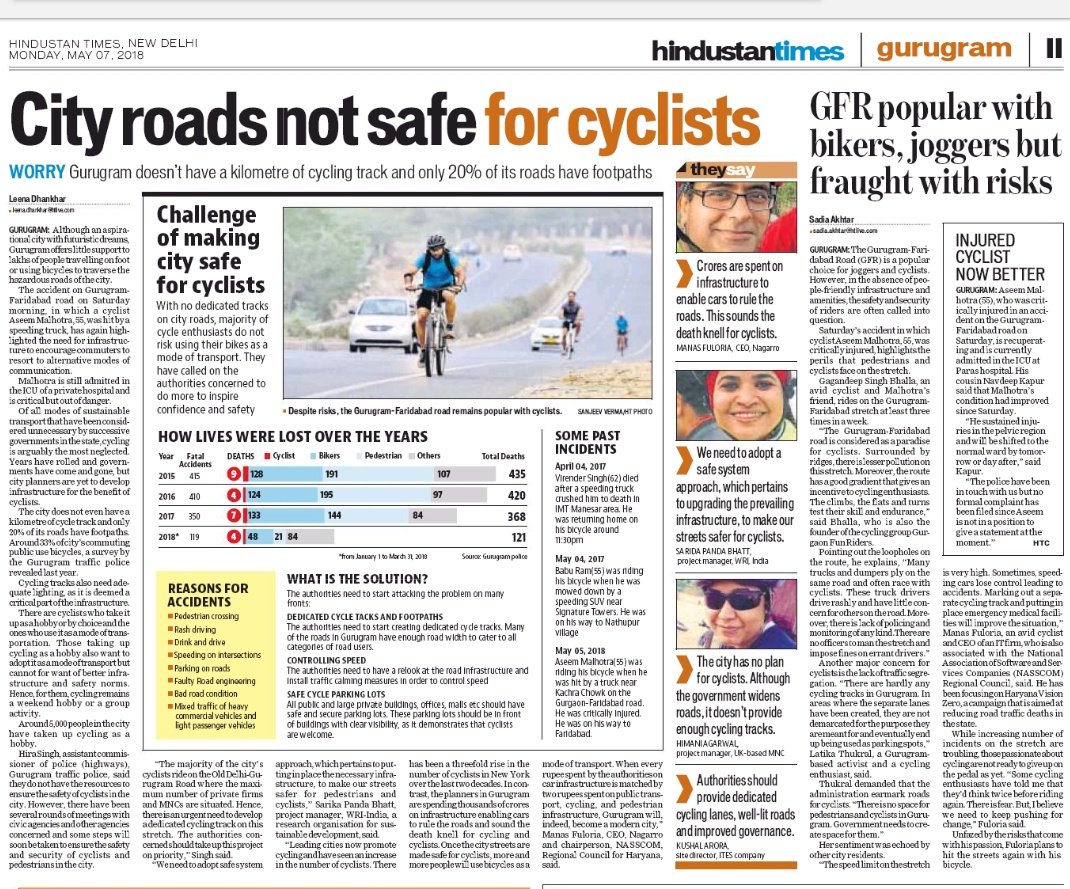 #Gurugram out of all modes of #sustainable transport, #cycling is the most neglected in the #city. Years have rolled and governments have come and #Gone, but city panners are yet to develop infrastructure for the #benefit of #cyclists <a href="/HTGurgaon/">HT Gurugram</a> <a href="/htdelhi/">HT Delhi</a> <a href="/htTweets/">Hindustan Times</a> #Gurgaon #news