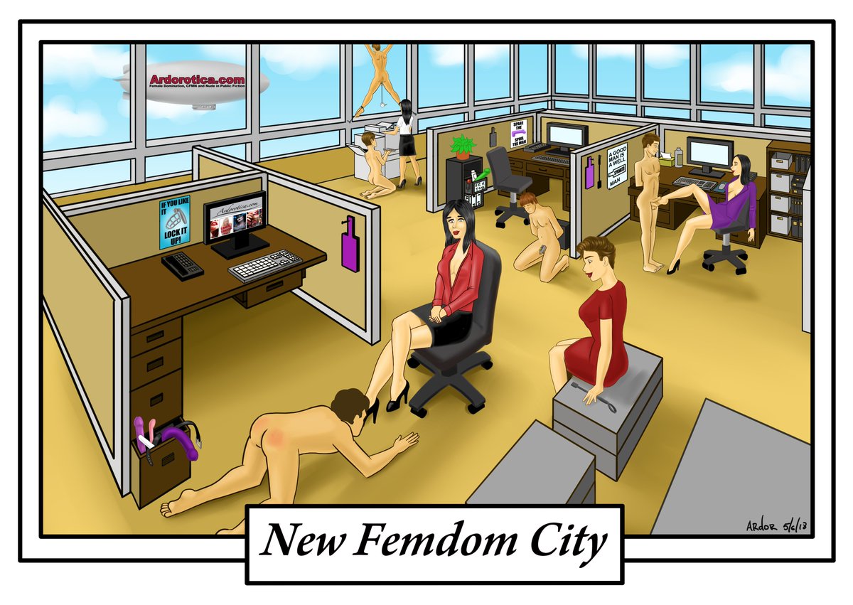 Ardor otica.com on X: Just a day at work in New #Femdom City. It doesn't  look like they get much done do they :-) t.con4ImQ7jdfS  #FemaleDomination t.cozjxpSilhGP  X