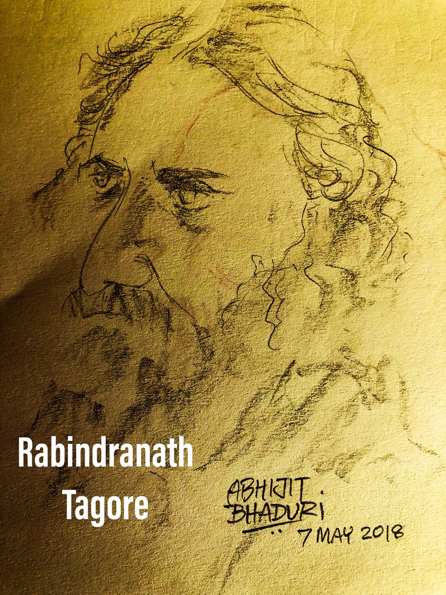 Remembering the Nobel Laureate polymath. Rabindranath Tagore - poet, musician and painter. Born on 7th May 1861.