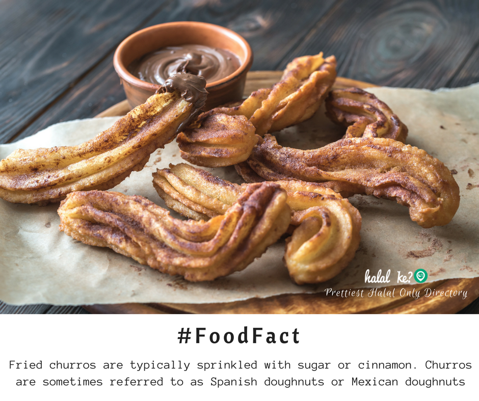 halalke's tweet photo. A little fun fact for the #MondayBlues! Happy work week everyone! Tag a friend who loves #Churros as much as we do :p https://t.co/nIz8GiG4gL