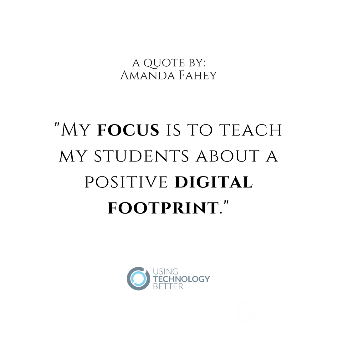 MikeReading's tweet photo. My focus is to teach my students about a positive digital footprint. #edchat #whatisischool #kidsdeserveit #iteach #teachergoals #joyfulleader #leadered #leadership https://t.co/C7hodv6seH