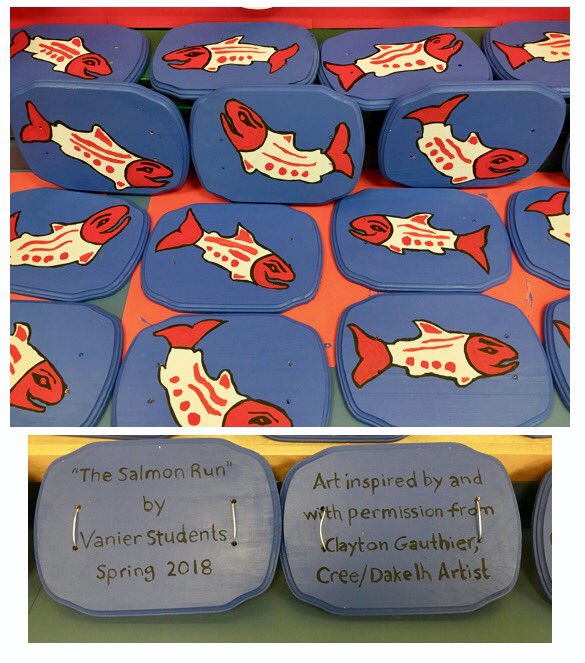 georgesvanier36's tweet photo. The Vanier News is out! Chocolate Fundraiser, Parent Tea, Variety Show, Salmon Art Installation @CGauthierArtist #sd36learn #gvlearn https://t.co/uGqk9Ui5iI https://t.co/qI206SWdym