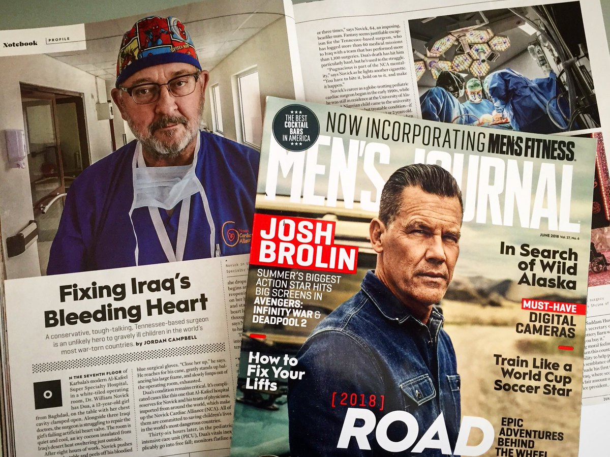 Jordan Campbell (@ramro6904) on Twitter photo My profile story for the June issue of Men’s Journal: “Fixing Iraq’s Bleeding Heart” - features Dr. William Novick of the Novick <a href="/cardiacalliance/">Novick Cardiac Alliance</a> - is on newsstands now - Gratitude! Ramro #ramroglobal My profile story for the June issue of Men’s Journal: “Fixing Iraq’s Bleeding Heart” - features Dr. William Novick of the Novick <a href="/cardiacalliance/">Novick Cardiac Alliance</a> - is on newsstands now - Gratitude! Ramro #ramroglobal