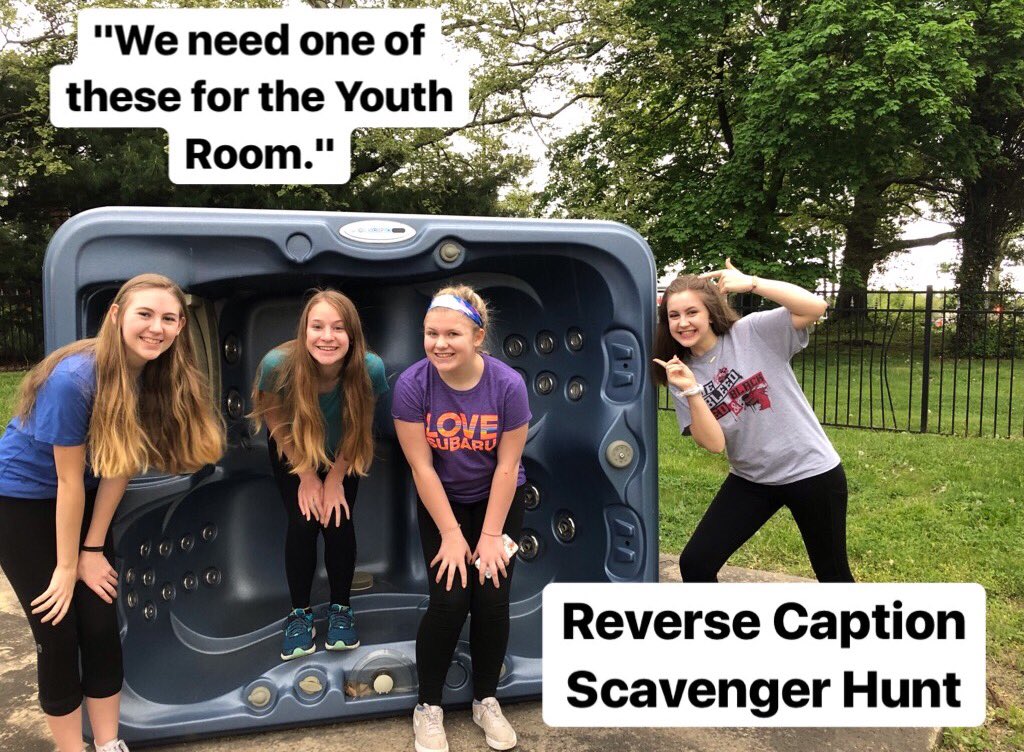 trinityyouthmh's tweet photo. A few pics from our Reverse Scavenger Hunt tonight. Check back for all the fun pics from our photo scavenger hunt teams. #reachyouth #reversecaption #scavengerhunt https://t.co/jfxmtTtUr9