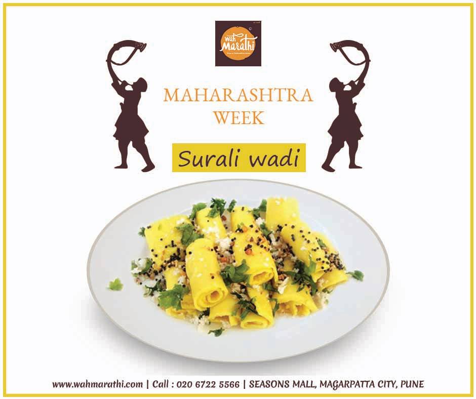 WahMarathi's tweet photo. Wah Marathi's Maharashtra Week special. 
Stay tuned for mouthwatering range of local cuisines. 
#WahMarathi #MaharashtraFood #TraditionalDishes #Weekend #Saturday https://t.co/oR2JHRcHYN
