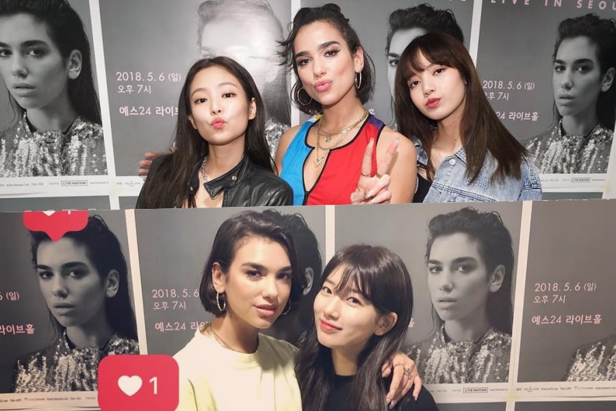 soompi's tweet photo. #BLACKPINK And #Suzy Enjoy Dua Lipa’s Concert In Seoul
https://t.co/2CrBxMlYjn https://t.co/hggTvLXpcF