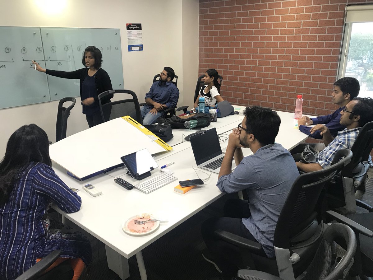 ShivaAkalwadi's tweet photo. Introduction to the internship program @thoughtworks Hyderabad. #interningwithpride #techies #wecode #DiversityandInclusion @tina_vinod @ghosh_an https://t.co/A9aD4BXhE4