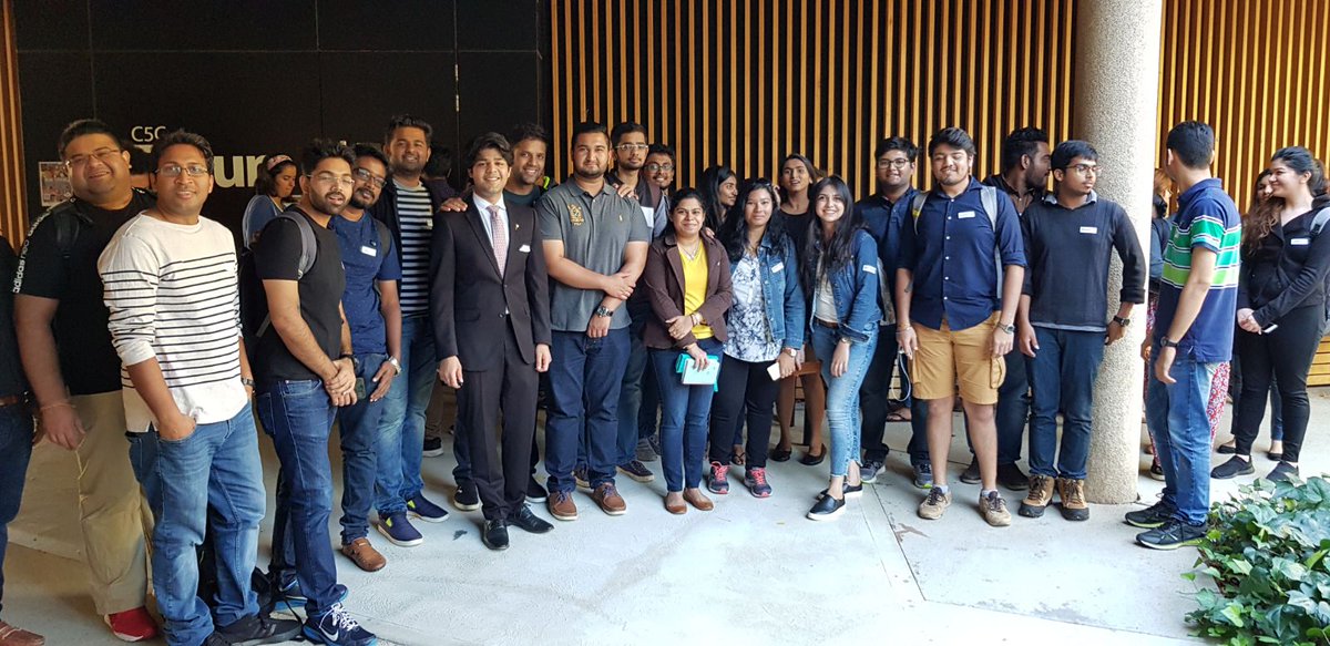 India in Sydney on Twitter: "Reaching out to Indian students in Sydney to hear them out. Consul General interacting with Indian students @Macquarie_Uni. Happy to hear that the students performing well in