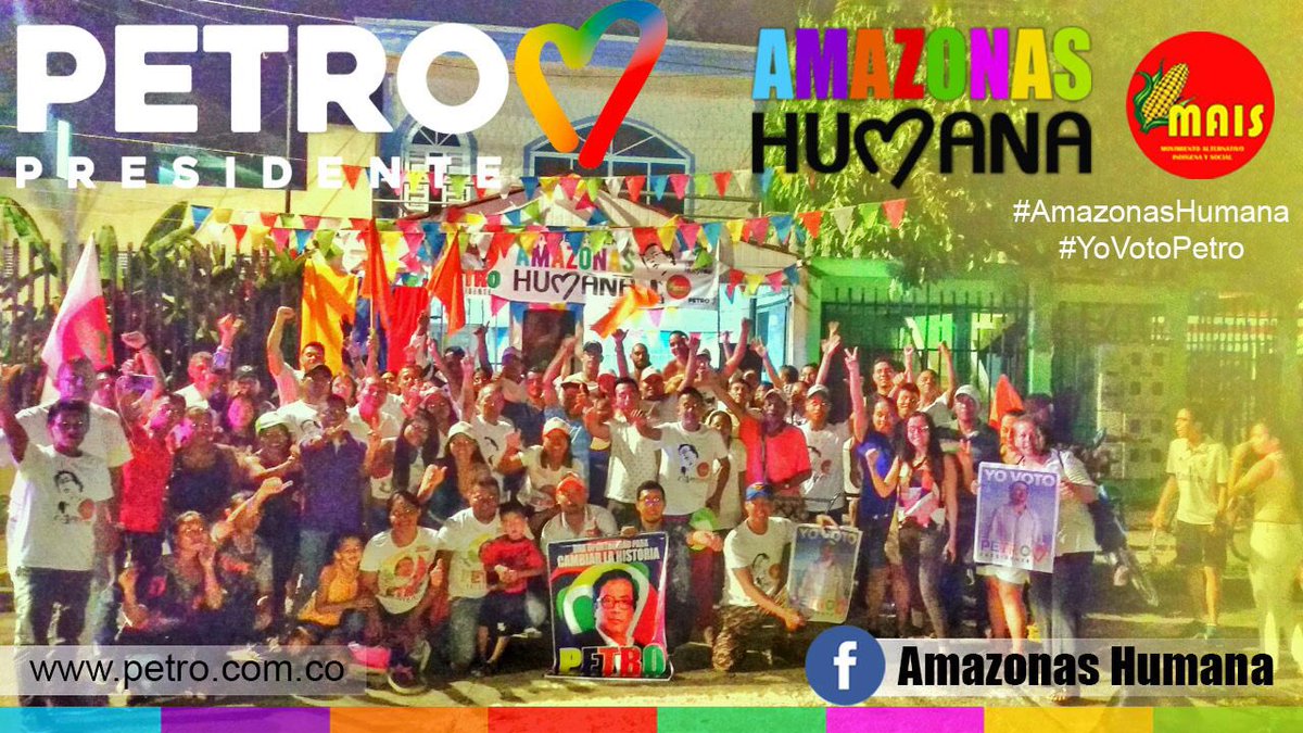 LenAmazonas's tweet photo. Construímos país con propuestas claras alternativas a la mercantilización de la vida y derechos de colombianos. Gracias Amazonas, somos grandes, somos #AiredeVida #OxigenodePaz Bienvenid@s a esta sede que es de tod@s. @MovimientoMAIS @charry_manager @petrogustavo @ColombiaHumana_ https://t.co/JeMnEOlRl7
