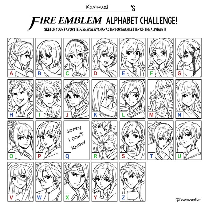 a messy alphabet challenge from @fecompendium 