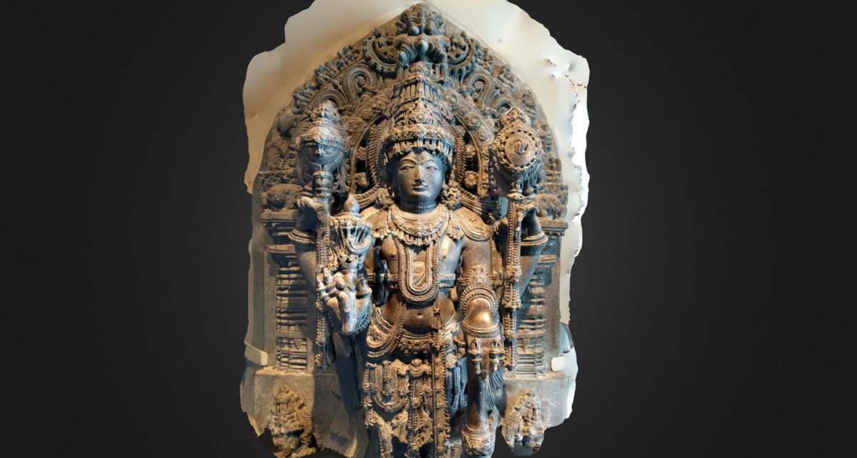 Maha Vishnu belonging to the Hoysala era, now illegally held at the asian art museum in san francisco.