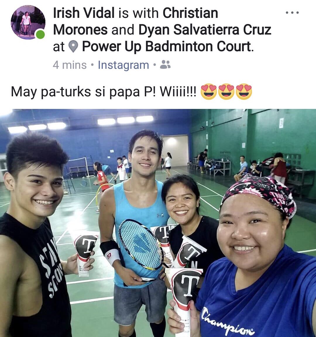 mi2_13's tweet image. Thank you ate Irish for inviting @itschristianmo . ‘Twas good to sweat it out! And a Turks treat from Piolo after. Thanks po!