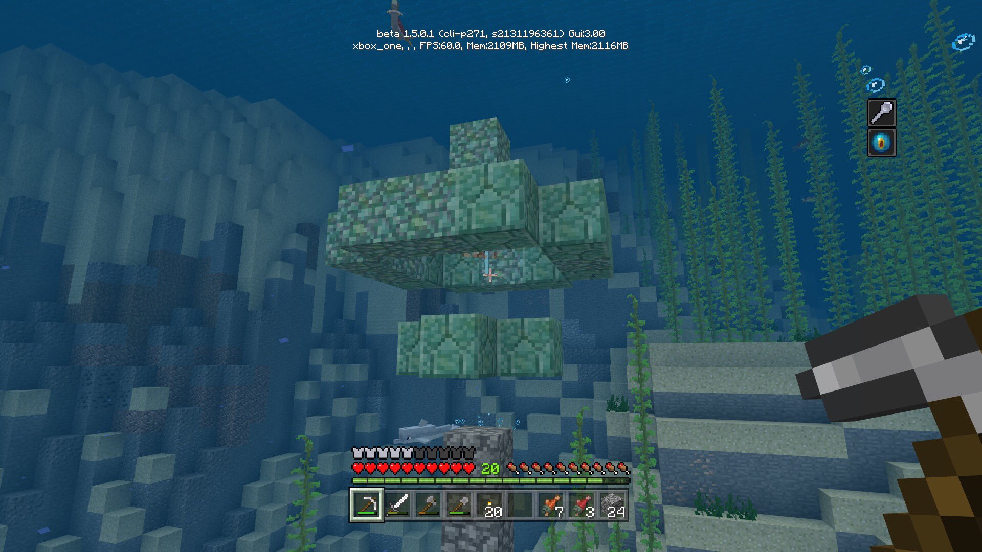 Minecraft News on Twitter: "Played #Minecraft Update Aquatic on Xbox today  and managed to gather the resources in Survival for the Conduit! :)  https://t.co/gfqLctquCd" / Twitter