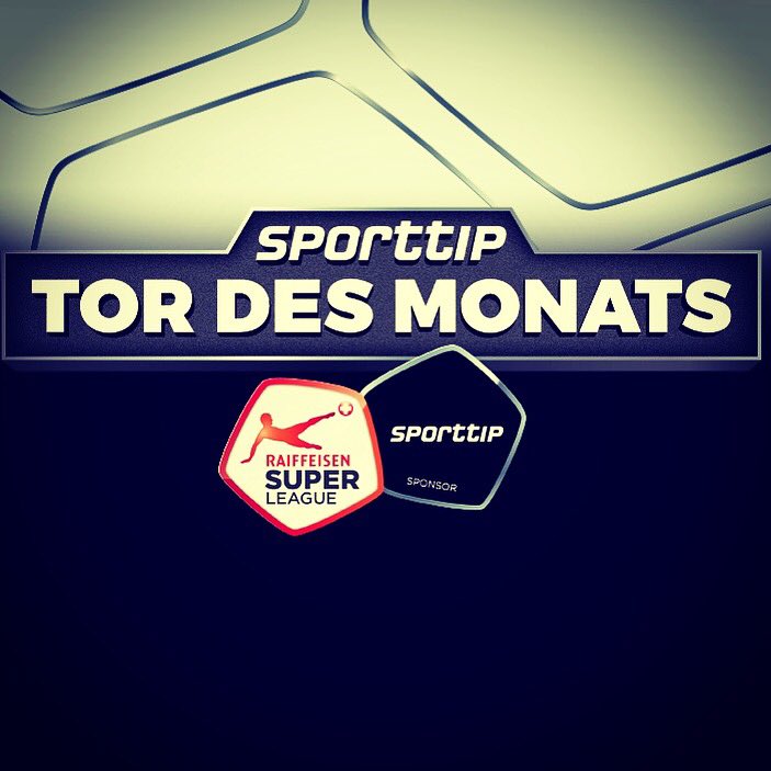 Tor des Monats April mit #Teleclub und Sporttip. 
Wähle und gewinne auf tordesmonats.ch. Jede Runde CHF 1000.- Spielguthaben für Sporttip und am Ende des Jahres 2 VIP-Tickets für die SFL Award Night.
Nominiert sind:
1. Simon Grether
2. Guillaume Hoarau
3. Taulant Xhaka