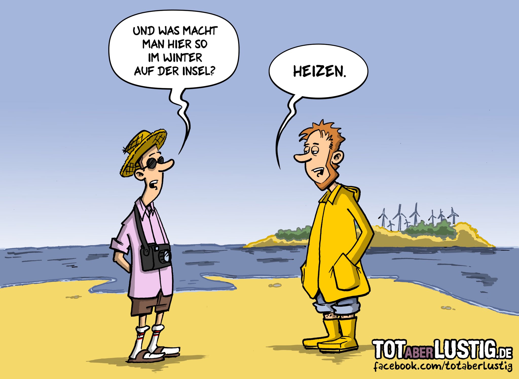 Tot Aber Lustig Passend Zum Tourismus Grusse Vom Inselwitz Auf Der Nordseeinsel Baltrum