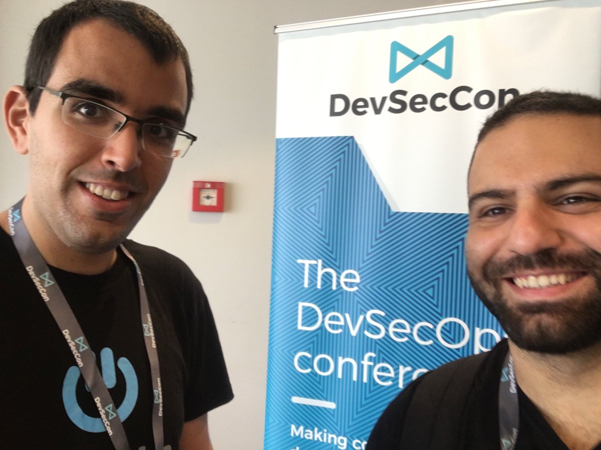 SolutoEng's tweet photo. We’re here at @devsecon and super excited  are you here? come say hi (look for @omerlh or @DvirShoham)! https://t.co/23acn9At7V
