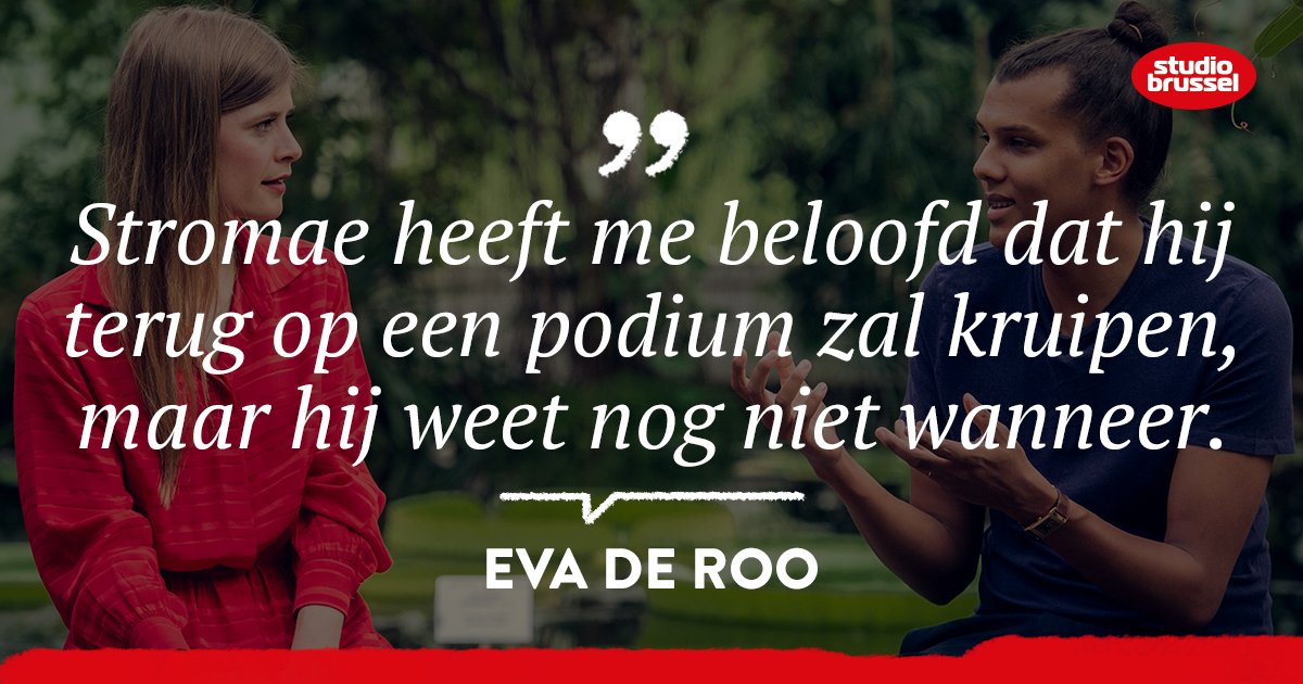stubru's tweet photo. .@Eva_DeRoo had 20 minuten quality time met @stromae. Check het volledige interview hier: https://t.co/ptmcf9ayeV https://t.co/HTNs7S9QzK