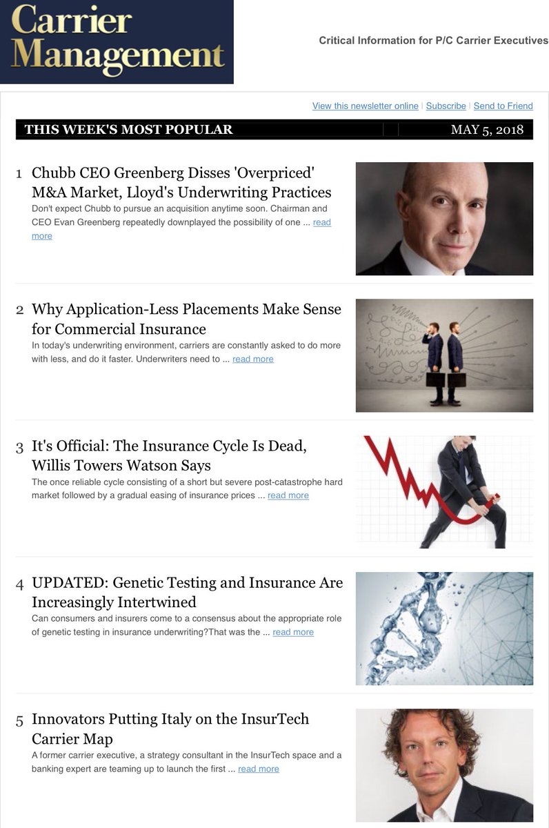 MCins_'s tweet photo. The #Archimede #insurtech story among the 5 top article last week on @CarrierMgmt

https://t.co/GNt7yN17CM

@nigelwalsh @SpirosMargaris @JimMarous @ipfconline1 @charliehalkett @robgalb @ShefiBenHutta @_diginsurance @insuretechnow @TunstallAsc @thepsironi  @FGraillot @psb_dc https://t.co/Img5TiwOaW