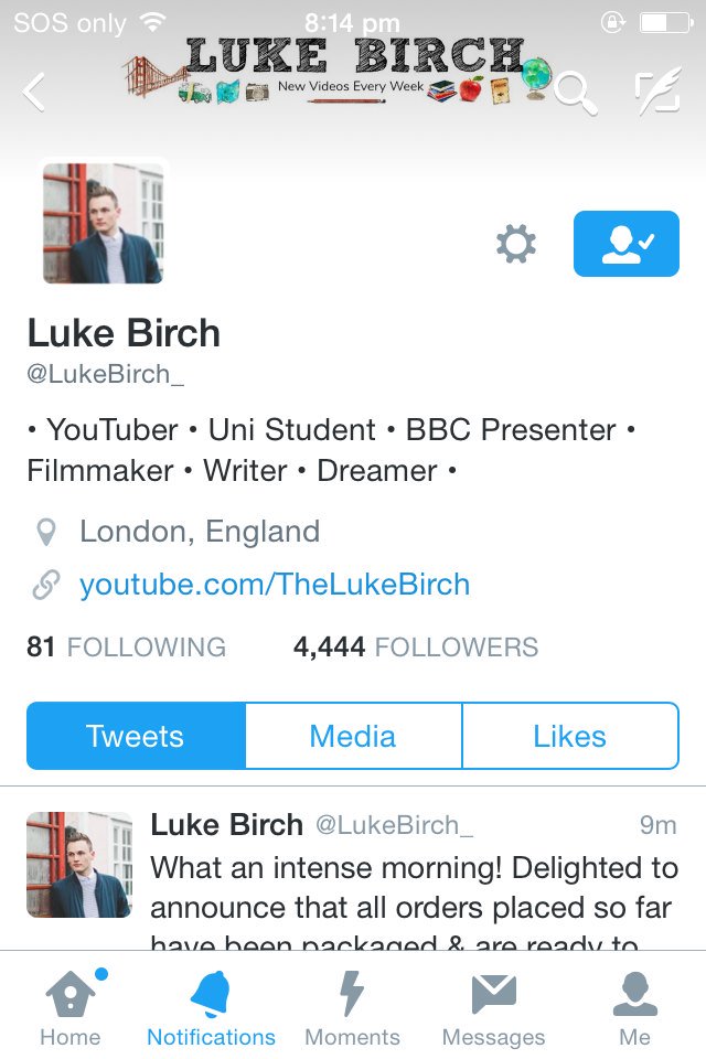 JyeMcFly's tweet photo. @LukeBirch_ You got 4444 followers LOL https://t.co/P0GD84uGdx