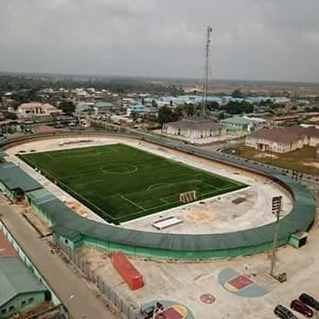 Lovely Samson Siasia sport complex. Yenagoa. Home ground of Bayelsa United.