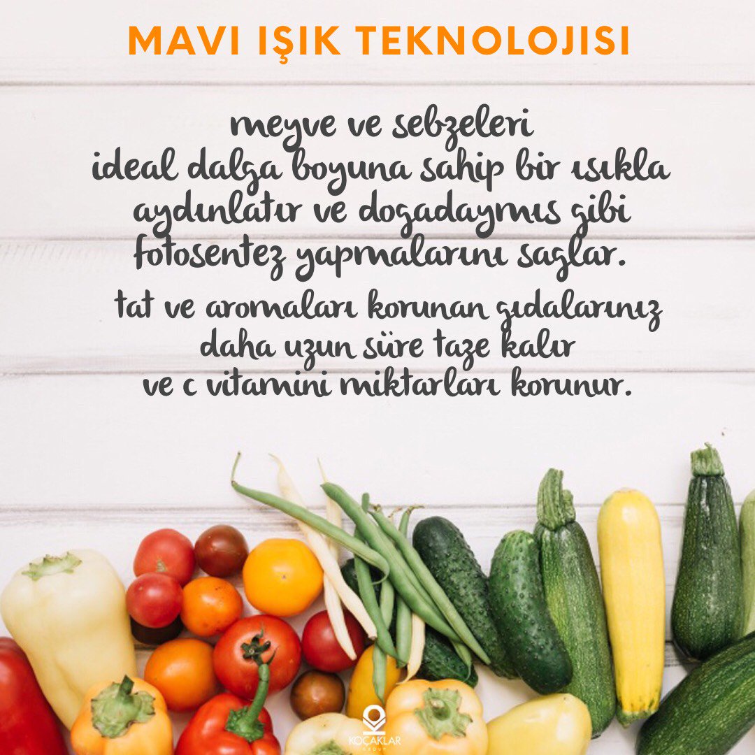 Mavi ışık teknolojisi ile meyve ve sebzeleriniz ç🍅k daha taze.
Çok daha sağlıklı bir yaşam için, sizleri Koçaklar Arçelik mağazalarına bekliyoruz… #KoçaklarArçelik #Arçelik #buzdolabı #maviışıkteknolojisi