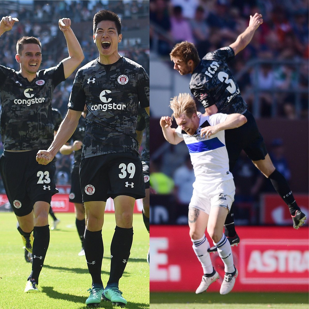 Lasse #Sobiech and @park2young have been named in the @kicker_2bl_li #TeamOfTheDay. Well done, lads! 👏 #fcsp