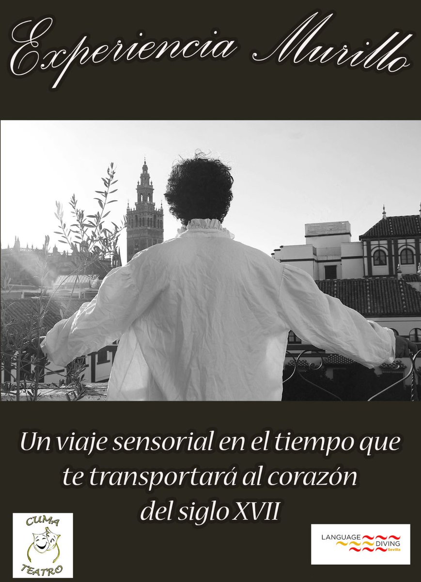 LanguageDiving's tweet image. Vive un experiencia singular de la mano de #Murillo. 
languagediving.com/experiencias/e… Contacta con @LanguageDiving para reservar tu entrada, o a través de los teléfonos 652 93 39 24 (Amelia) / 685 85 76 94 (Anabel) ¡No te pierdas la experiencia! #sevilla #cultura #experiencias