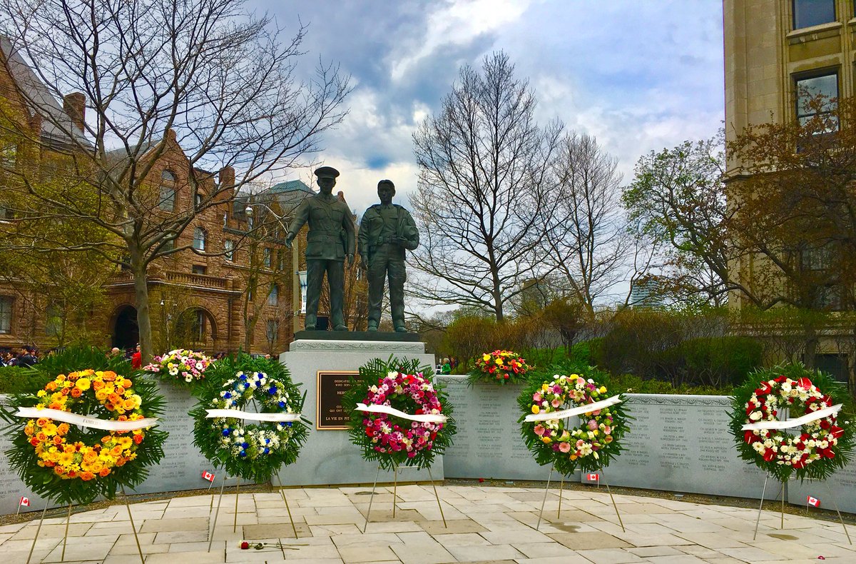 HeroesInLife's tweet photo. Thank you to all who supported the 19th Ontario Police Memorial Foundation's Ceremony of Remembrance May 6, 2018. Please take some time to remember the 266 police officers who died in the line of duty in Ontario by watching video production: https://t.co/hbpi85KCUu #HeroesInLife https://t.co/I4VQ7i3BUv