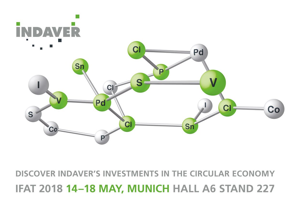 Discover #Indaver's investments in the circular economy @IFATworldwide 14-18 May 2018, Munich