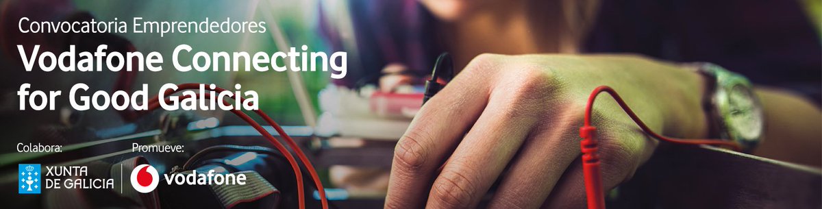 ¡Hoy arranca la III Edición del programa Vodafone #connectingforgood #Galicia! 🎉Presenta ya tu candidatura y convierte tu proyecto en una realidad. Tienes hasta el 31 de julio ⌛️
Más información 👉 bit.ly/2FPMCHR